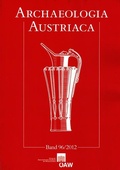 Cover: Archaeologia Austriaca - Verlag der &ouml;sterreichischen Akademie der Wissenschaften