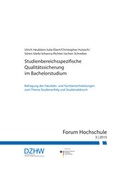 Cover: Studienbereichsspezifische Qualit&auml;tssicherung im Bachelorstudium - DZHW