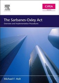 Cover: The Sarbanes-Oxley Act - CIMA Publishing
