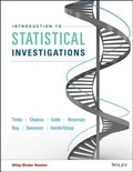 Cover: Introduction to Statistical Investigations, Binder Ready Version - Wiley