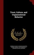 Cover: Trust, Culture, and Organizational Behavior - Andesite Press