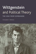 Cover: Wittgenstein and Political Theory - Edinburgh University Press