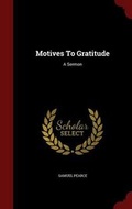 Cover: Motives To Gratitude - Andesite Press