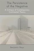 Cover: Persistence of the Negative - Edinburgh University Press