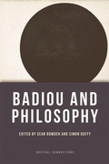 Cover: Badiou and Philosophy - Edinburgh University Press
