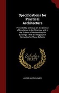Cover: Specifications for Practical Architecture - Andesite Press