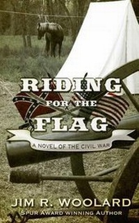 Enlarge image Cover: Riding for the Flag - Thorndike Press Large Print