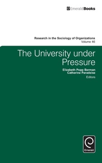 Enlarge image Cover: The University under Pressure - Emerald Group Publishing Limited
