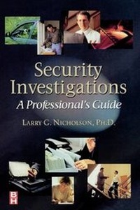 Abbildung von: Security Investigations - Butterworth-Heinemann