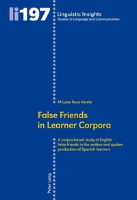 Abbildung von: False Friends in Learner Corpora - Peter Lang Verlag