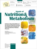 Cover: Evidence-Based Guideline of the German Nutrition Society - S. Karger