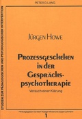 Cover: Prozessgeschehen in der Gespr&auml;chspsychotherapie - Peter Lang Verlag