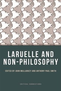 Cover: Laruelle and Non-Philosophy - Edinburgh University Press