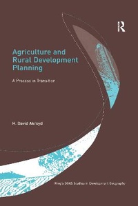 Enlarge image Cover: Agriculture and Rural Development Planning - Routledge