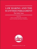Cover: Law Making and the Scottish Parliament - Edinburgh University Press