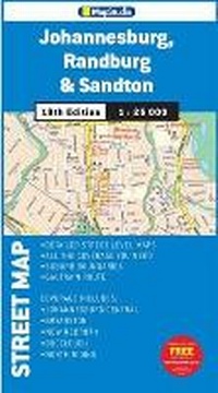 Abbildung von: Street map Johannesburg, Randburg & Sandton - Map Studio