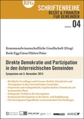 Cover: Direkte Demokratie und Partizipation in den &ouml;sterreichischen Gemeinden - Manz