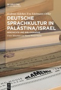 Cover: Deutsche Sprachkultur in Pal&auml;stina/Israel - De Gruyter Oldenbourg