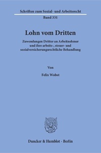 Abbildung von: Lohn vom Dritten. - Duncker & Humblot