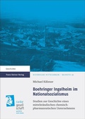 Cover: Boehringer Ingelheim im Nationalsozialismus - Franz Steiner Verlag