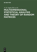 Cover: Multidimensional Statistical Analysis and Theory of Random Matrices - De Gruyter