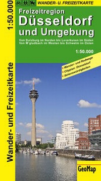 Abbildung von: Düsseldorf und Umgebung Wander- und Freizeitkarte 1:50.000 - GeoMap