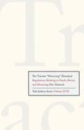 Cover: The Tractate "Mourning" (Semahot) - Yale University Press