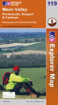 Abbildung von: Meon Valley, Porstmouth, Gosport and Fareham - Ordnance Survey
