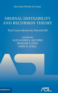 Abbildung von: Ordinal Definability and Recursion Theory - Cambridge University Press