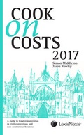 Cover: Cook on Costs 2017 - Butterworths Law