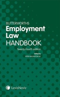 Cover: Butterworths Employment Law Handbook - Butterworths Law