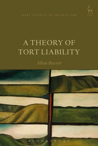 Enlarge image Cover: A Theory of Tort Liability - Hart Publishing