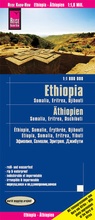 Cover: Reise Know-How Landkarte &Auml;thiopien, Somalia, Eritrea, Dschibuti / Ethiopia, Somalia, Djibouti, Eritrea (1:1.800.000) - Reise Know-How Verlag Peter Rump GmbH