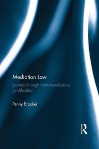 Abbildung von: Mediation Law - Routledge