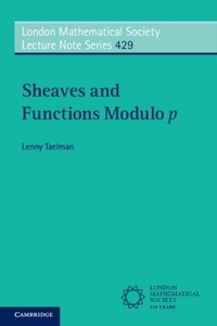 Abbildung von: Sheaves and Functions Modulo p - Cambridge University Press