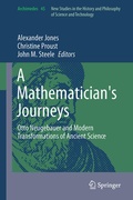 Cover: A Mathematician's Journeys - Springer