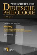 Cover: N&uuml;rnberg - Erich Schmidt Verlag