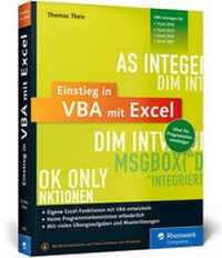 Abbildung von: Einstieg in VBA mit Excel - Rheinwerk