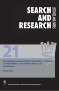 Cover: Conceptualizing the Unconceptualized - Wallstein
