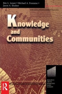 Enlarge image Cover: Knowledge and Communities - Butterworth-Heinemann