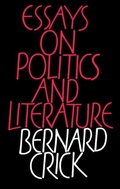 Cover: Essays on Politics and Literature - Edinburgh University Press