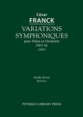 Cover: Variations symphoniques, FWV 46 - Petrucci Library Press