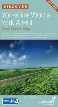 Abbildung von: Yorkshire Wolds, York and Hull - Sustrans Cycle Routes Map - Sustrans