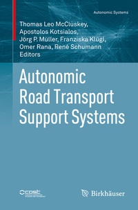 Abbildung von: Autonomic Road Transport Support Systems - Birkhäuser