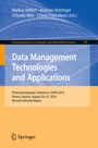Cover: Data Management Technologies and Applications - Springer