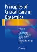 Cover: Principles of Critical Care in Obstetrics - Springer