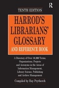 Cover: Harrod's Librarians' Glossary and Reference Book - Routledge