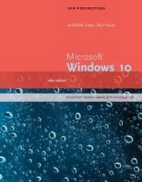Enlarge image Cover: New Perspectives MicrosoftA (R) WindowsA (R) 10 - Course Technology Inc