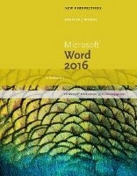 Enlarge image Cover: New Perspectives MicrosoftA (R) Office 365 & Word 2016 - Course Technology Inc