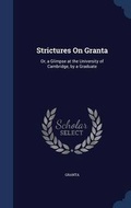 Cover: Strictures On Granta - Sagwan Press